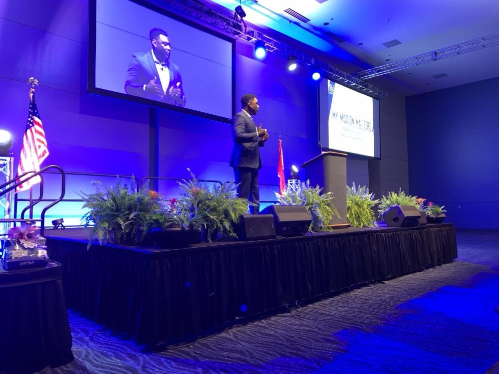 Freddie Scott II keynote at Arkansas